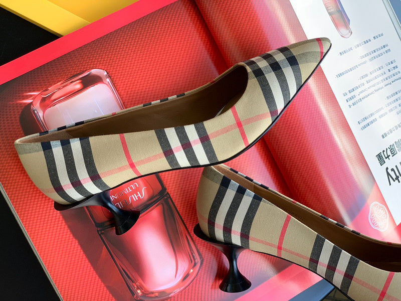 Sophisticated Faux Leather Shoes - Smooth Faux-Leather Finish | Women's Statement Footwear #1514 - close-up detail shot (image 3) of designer-inspired shoes