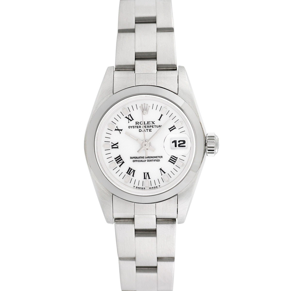 Side view of Rolex women's watch