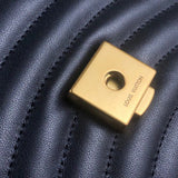 Front view of premium chic women's handbag – women's luxury accessory