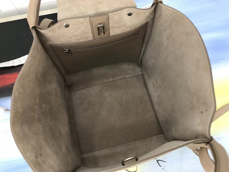 Interior view of modern premium women's handbag – women's statement bag