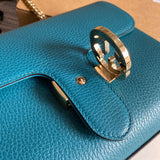 Interior view of signature polished women's handbag – women's everyday handbag