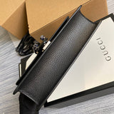 Handle and strap detail of sleek premium women's handbag – women's designer-style accessory