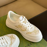 Front view of Gucci Embossed Sneaker premium sneakers