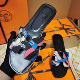 Hermes sandals Style 022 - front view, refined designer finish