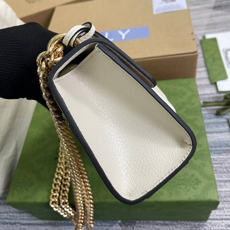 Top view of polished refined women's handbag – women's luxury accessory