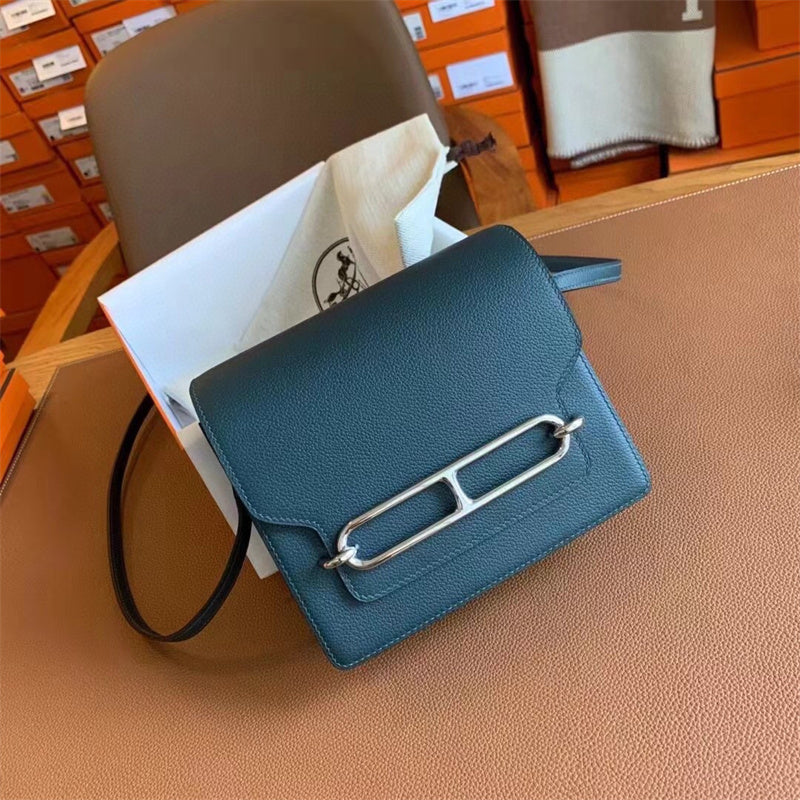Polished bag shown from front angle