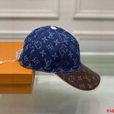 Close-up detail view of Louis Vuitton unisex cap