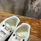 Gucci tonal black luxury sneakers view 6 classic court silhouette