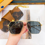 Lifestyle view of Louis Vuitton unisex sunglasses