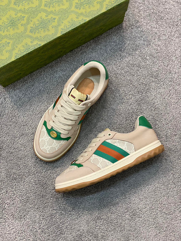 Gucci muted earth tones luxury sneakers view 10 everyday casual design