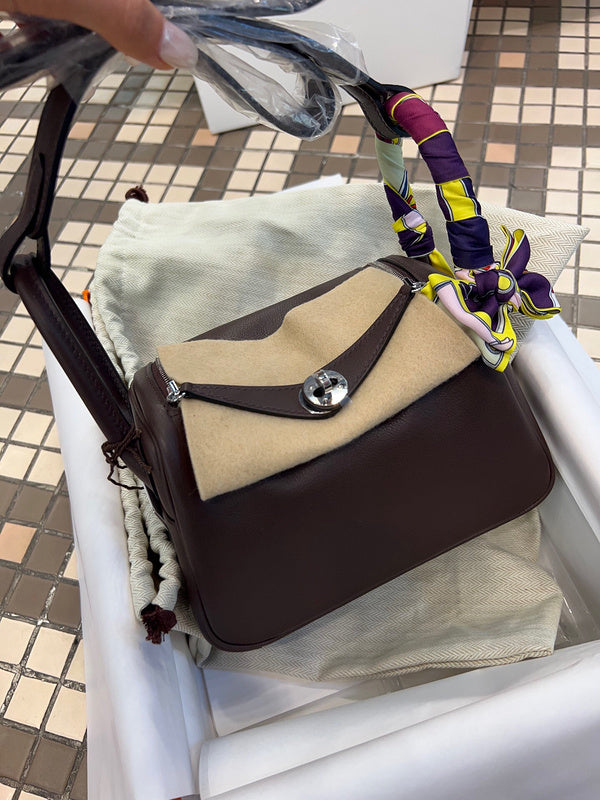 Close-up detail of sleek bag design