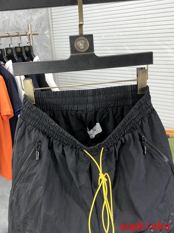 Back view of Rhude luxury clothing with runway-inspired design