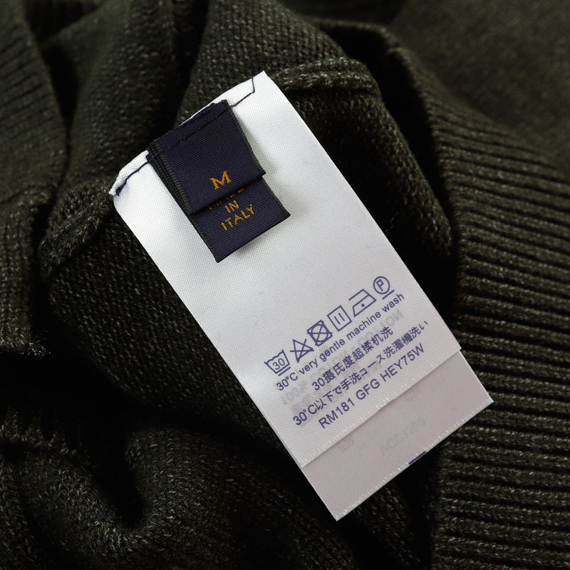 Side profile of Louis Vuitton luxury clothing with relaxed-fit cut