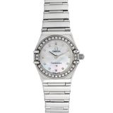 Side view of Omega women's watch