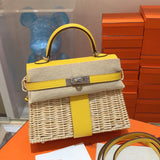 Close-up detail of polished bag design