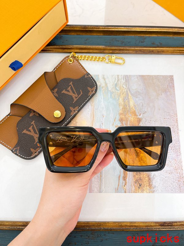 Angled view of Louis Vuitton unisex sunglasses