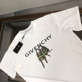 Close-up detail shot of Givenchy luxury clothing with relaxed-fit cut