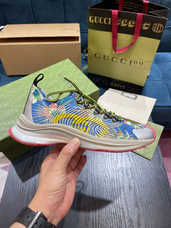Gucci neutral cream luxury sneakers view 6 streetwear statement look