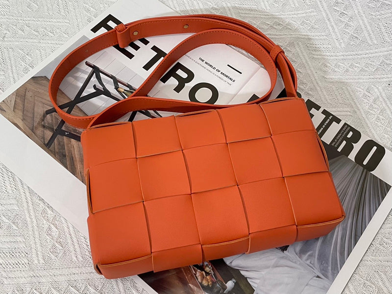 Bold Faux Leather Handbag - Premium Craftsmanship Detailing | Women's Statement Accessory #1634 - product detail shot (image 10) of designer-inspired handbag