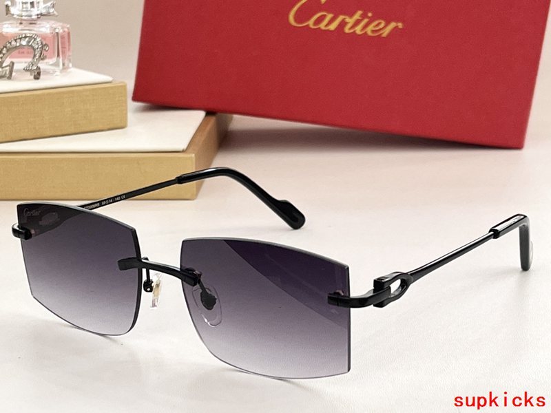 Lifestyle view of Cartier unisex sunglasses