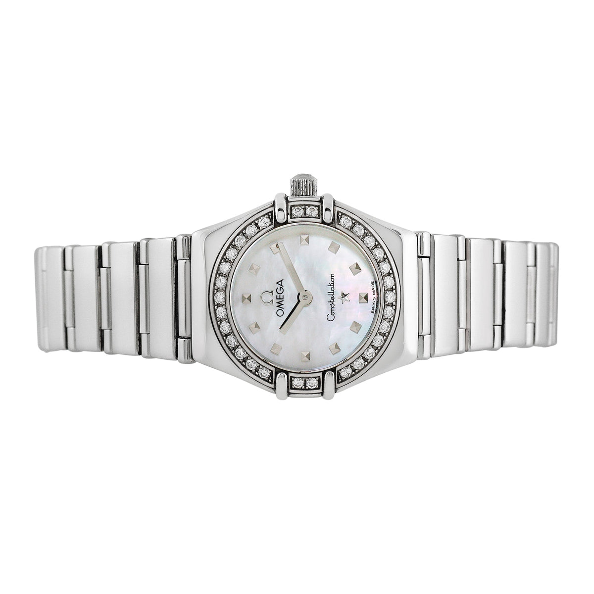 Front view of Omega women's watch