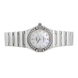 Front view of Omega women's watch