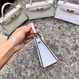 Sophisticated bag shown from front angle