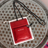 Front view of chic premium women's handbag – women's premium purse