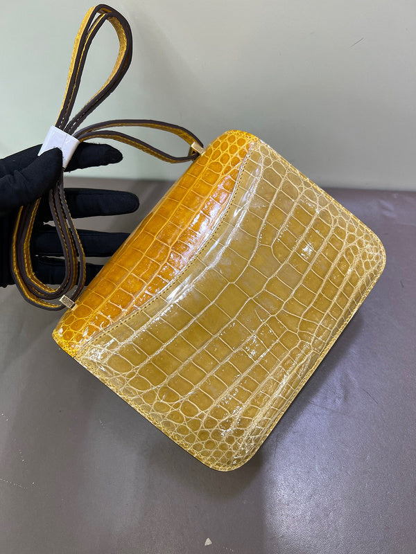 Statement bag shown from front angle