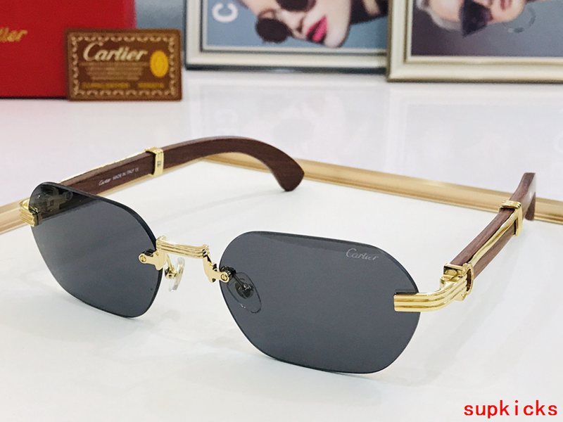 Front view of Cartier unisex sunglasses