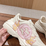 Gucci tonal black luxury sneakers view 10 bold athletic profile