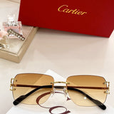 Front view of Cartier unisex sunglasses