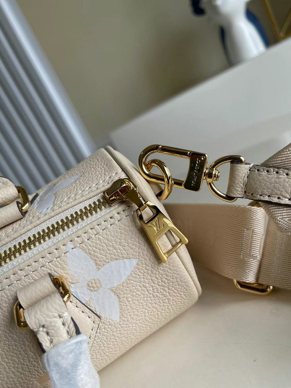 Top view of sleek elevated women's handbag – women's statement bag