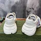 Gucci sneakers detailed view showing premium designer craftsmanship