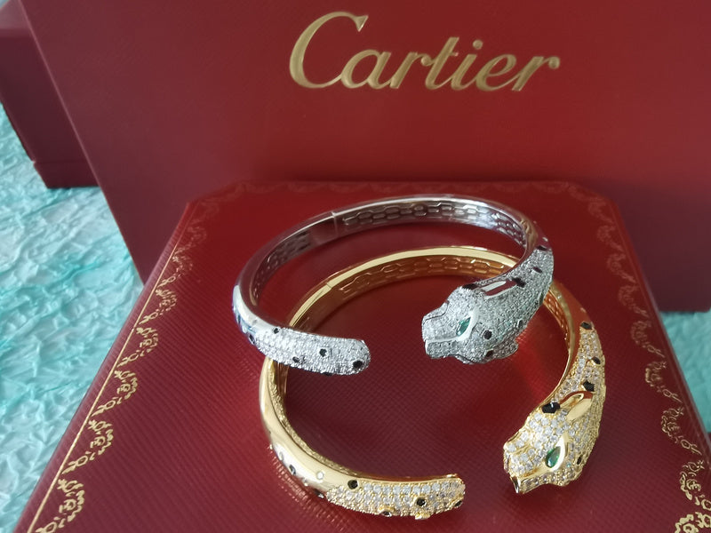 Side view of Cartier unisex jewelry piece
