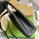 Top view of signature sleek women's handbag – women's designer-style accessory