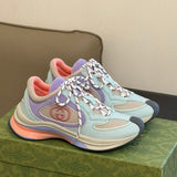Gucci crisp white luxury sneakers view 7 heritage-inspired look