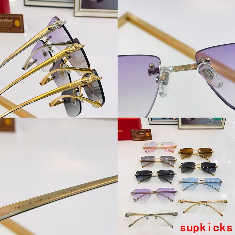 Lifestyle view of Cartier unisex sunglasses