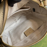 Close-up detail of signature premium women's handbag – women's everyday handbag