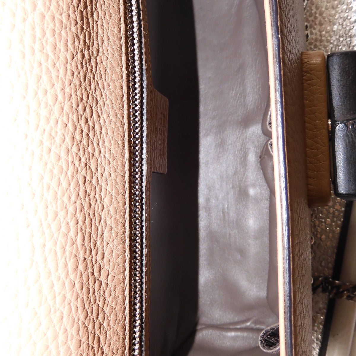 Miss premium bags detail and craftsmanship close-up