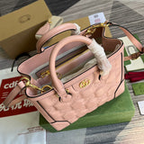 Close-up detail of modern everyday-luxe women's handbag – women's luxury accessory