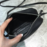 Statement Premium PU Leather Handbag - Polished Finish | Women's Everyday Carry Handbag #811 - styled full view (image 7) of designer-inspired handbag