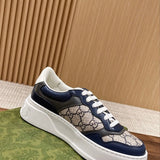 Gucci Casual sneakers in all-black cushioned comfort fit front view