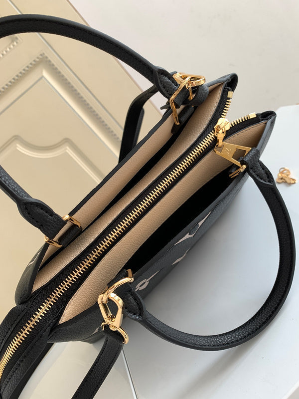 Top view of elevated chic women's handbag – women's everyday handbag