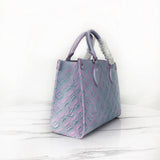 Interior view of signature everyday-luxe women's handbag – women's statement bag