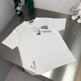 Front view of Louis Vuitton cotton t-shirt with logo-detail design