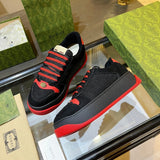 Gucci fresh white-and-black luxury sneakers view 4 minimalist modern build