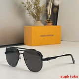 Lifestyle view of Louis Vuitton unisex sunglasses