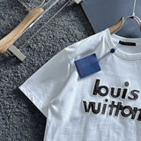 Full styled look of Louis Vuitton cotton t-shirt with relaxed-fit cut