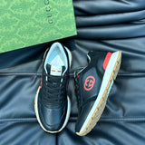 Gucci all-black luxury sneakers view 4 low-top design